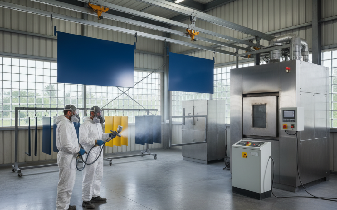 Machineonderdelen poedercoaten in Apeldoorn