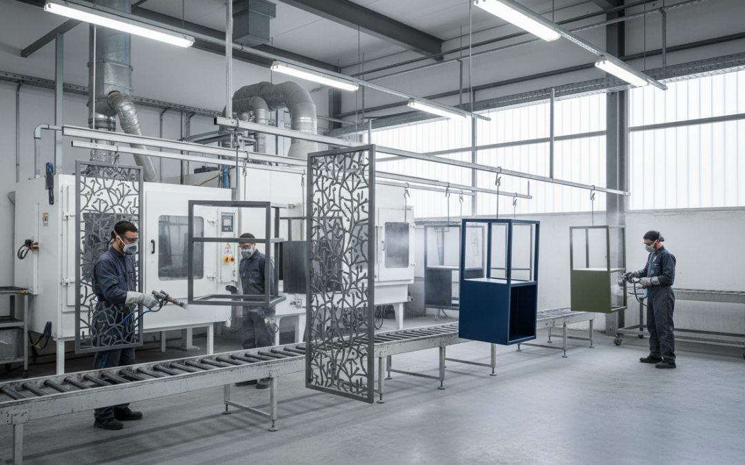 Trapleuningen poedercoaten in Apeldoorn