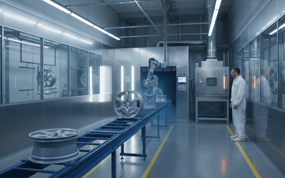 Aluminium onderdelen poedercoaten in Rotterdam