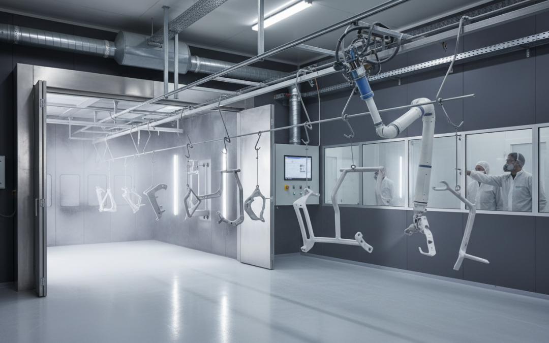 Machineonderdelen poedercoaten in Rotterdam