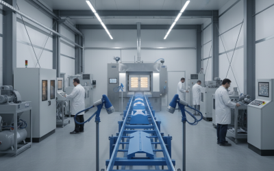 Onderdelen verzenden naar een spuiterij in Rotterdam