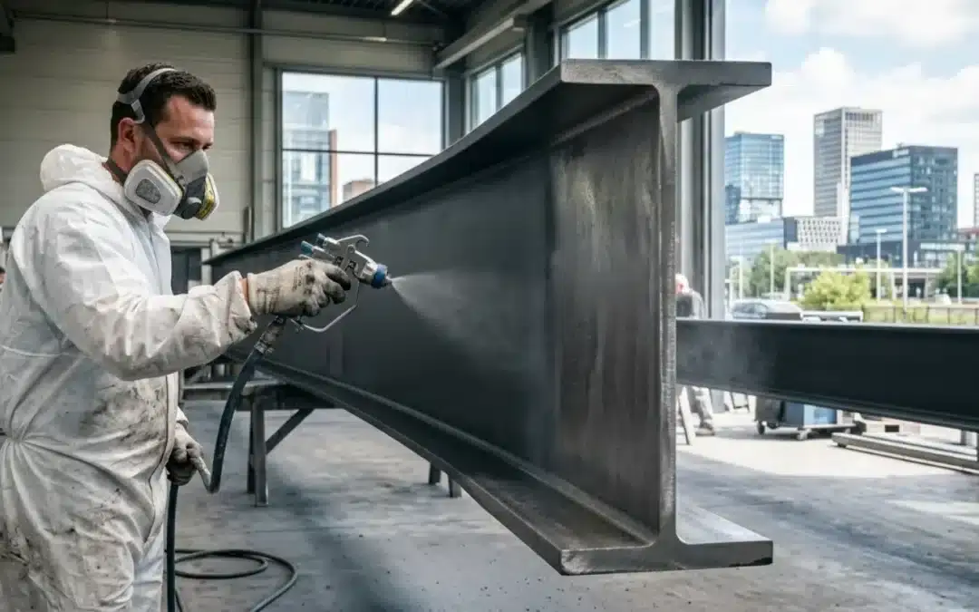 Stalen constructies coaten voor bouw in Amsterdam