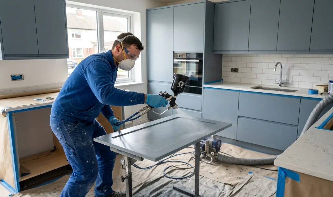 Keukenkastjes spuiten: renovatie zonder nieuwbouwkosten