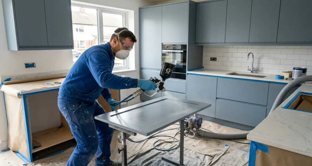 Keukenkastjes spuiten: renovatie zonder nieuwbouwkosten