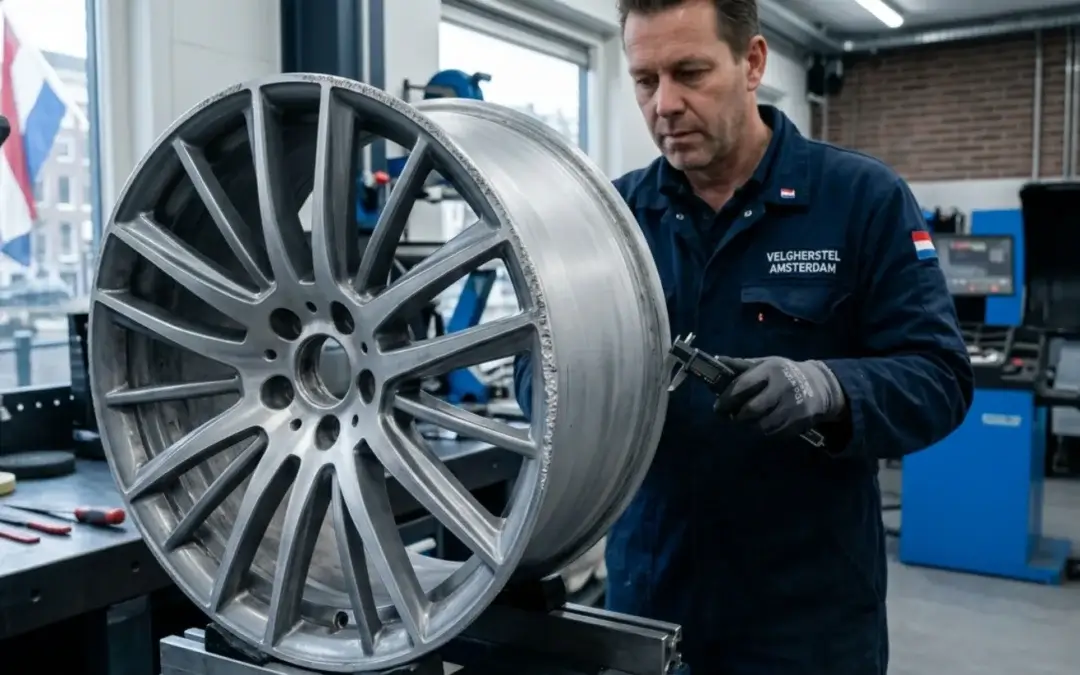 Velgen repareren in Amsterdam: vakkundig herstel van stoeprandschade en slijtage